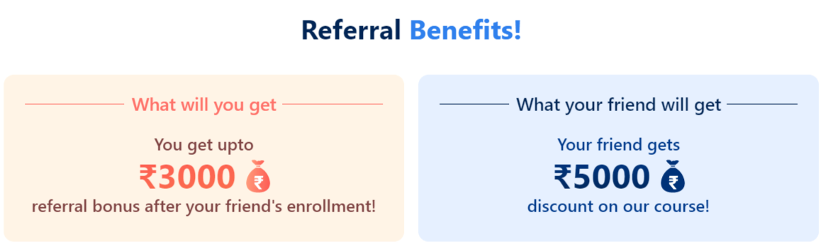 Benefit of AccioJob referral program?