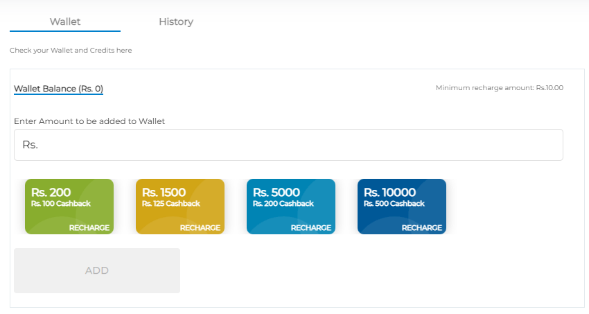 Country Delight - Wallet Recharge Cashback