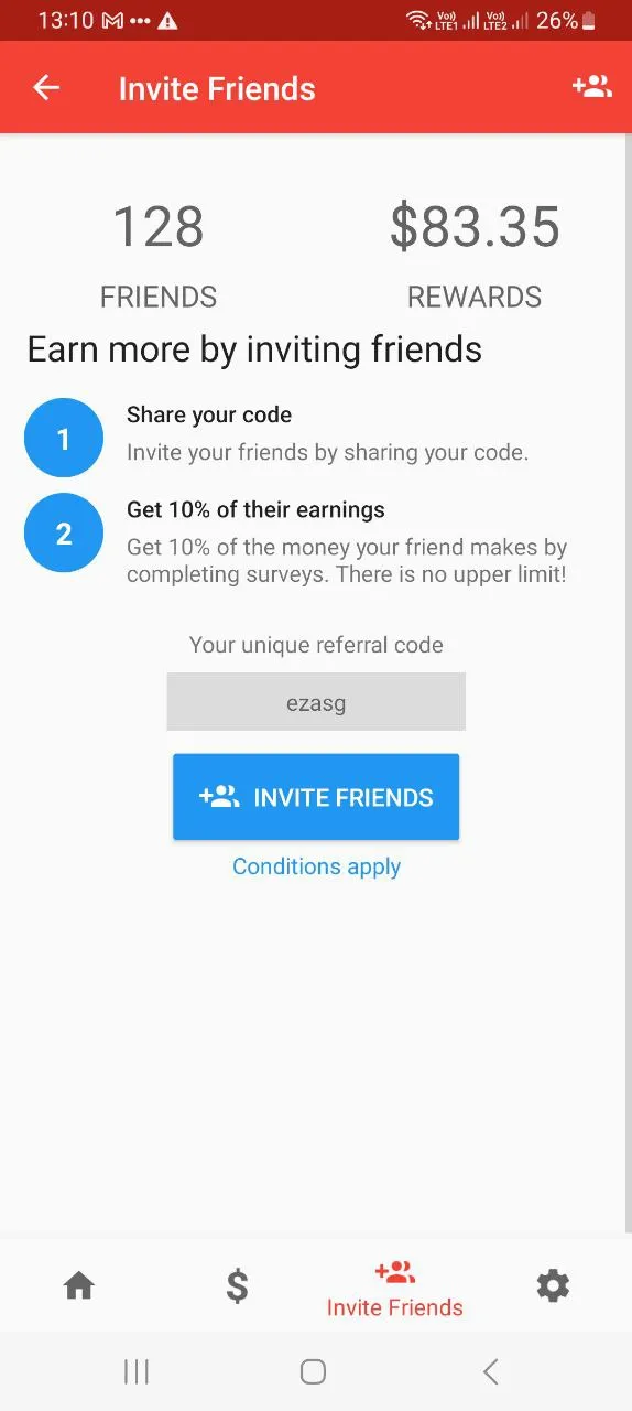 Attapoll Earning Proof