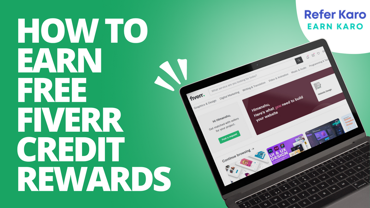 Earn Free Fiverr Credit Rewards with Fiverr Referral Program