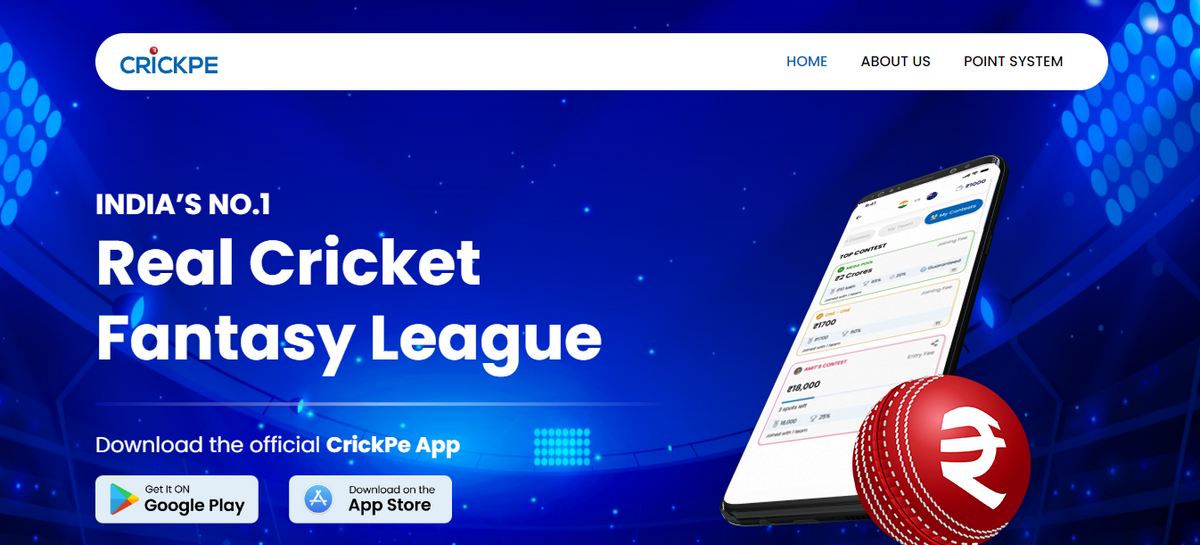 Crickpe Cricket Fantasy Gaming App
