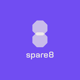 Spare8 refer and earn logo