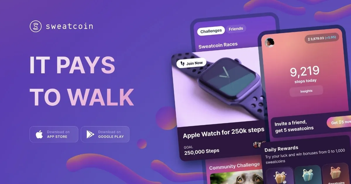 Sweatcoin - Pays to Walk