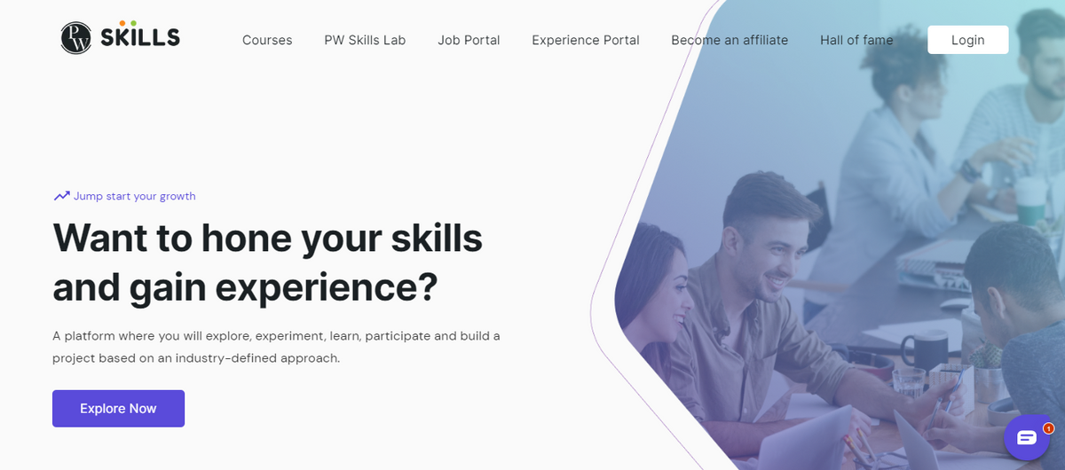 PW Skills Experience Portal