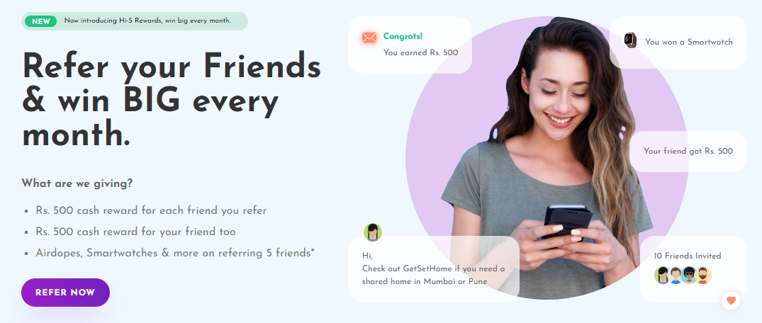 GetSetHome Refer and Earn Program