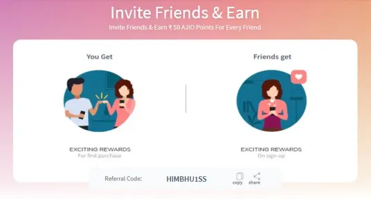 AJIO Referral Code