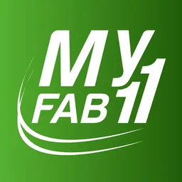 MyFab11 refer and earn logo