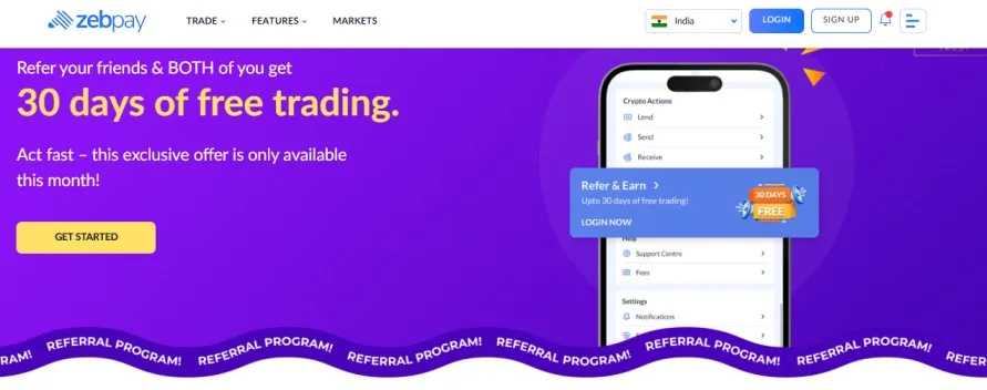 ZebPay - Anniversary Referral Program