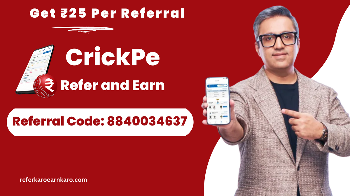 Crickpe Referral Code - 8840034637