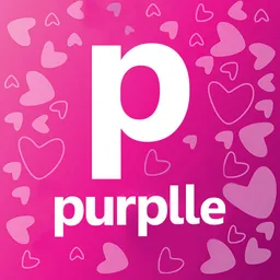 Purplle refer and earn logo