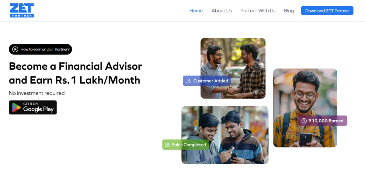 ZET Partner - Sell Financial Product and Earn Money