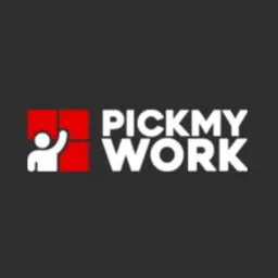 PickMyWork refer and earn logo